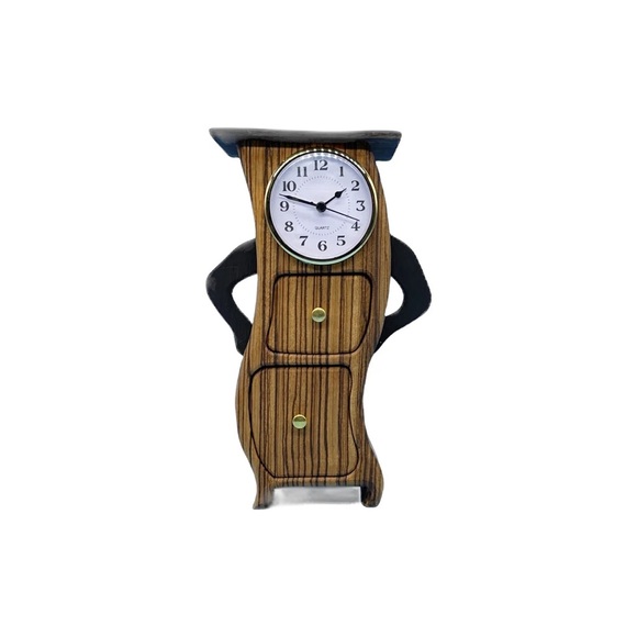 Fun Standing Clock with Storage Compartments - Picture 9 of 12